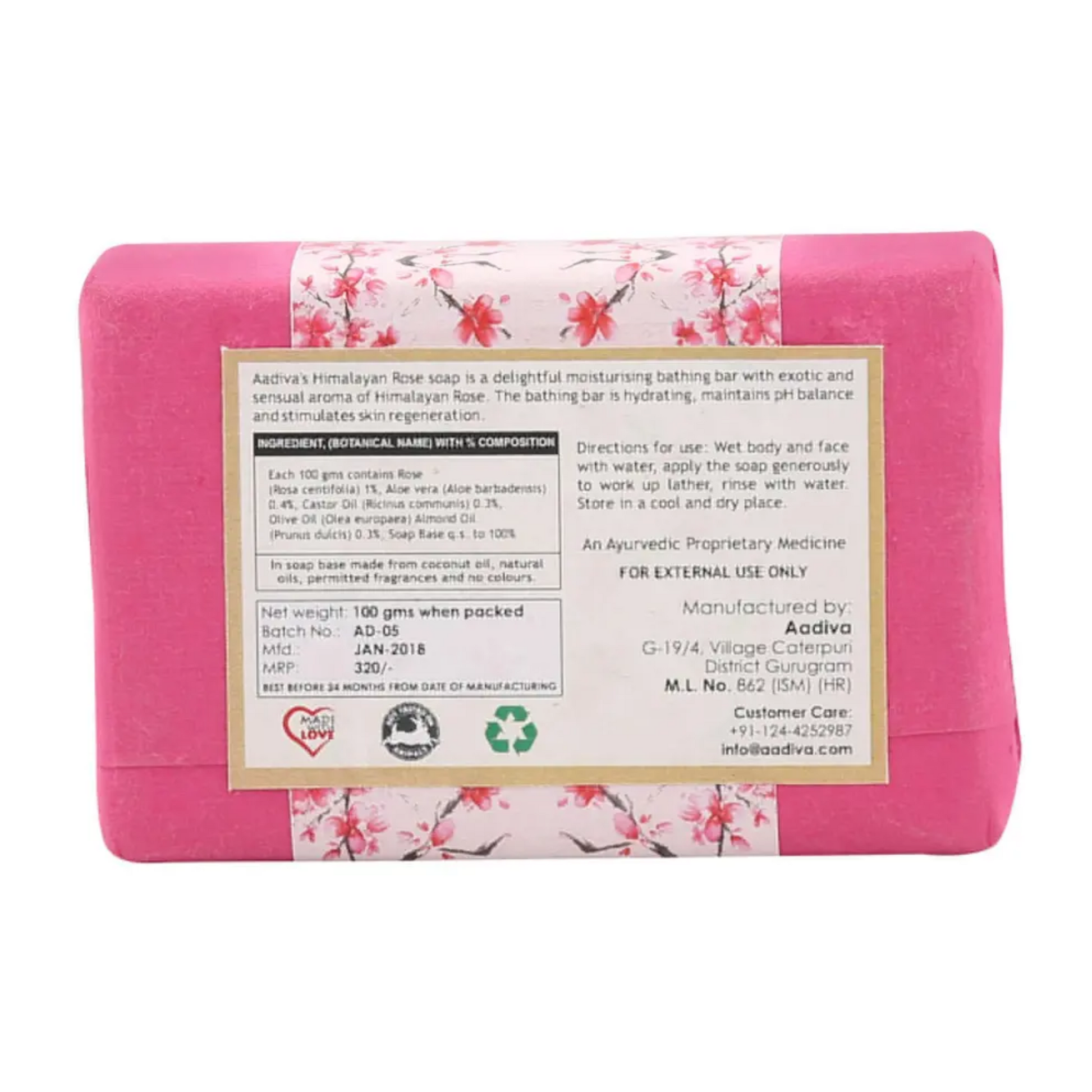 Alternate Image of Aadiva Himalayan Rose Soap