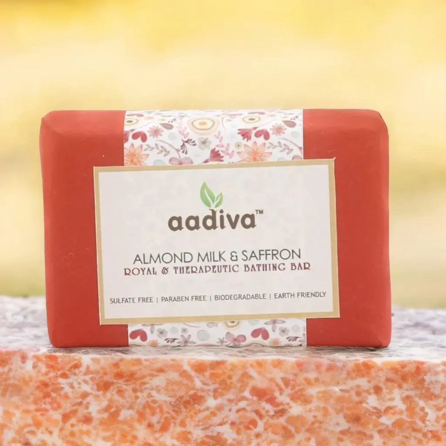 Alternate Image of Aadiva Almond Milk and Saffron Soap