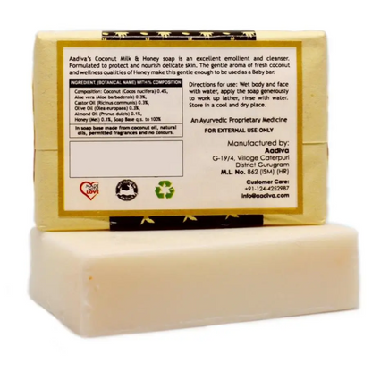 Alternate Image of Aadiva Coconut Milk and Honey Soap