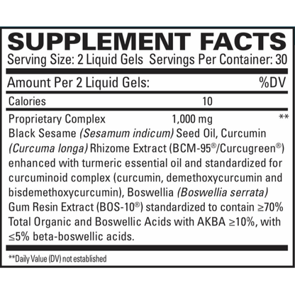 Alternate Image of Acute Pain Relief Liquid Gels Ingredients