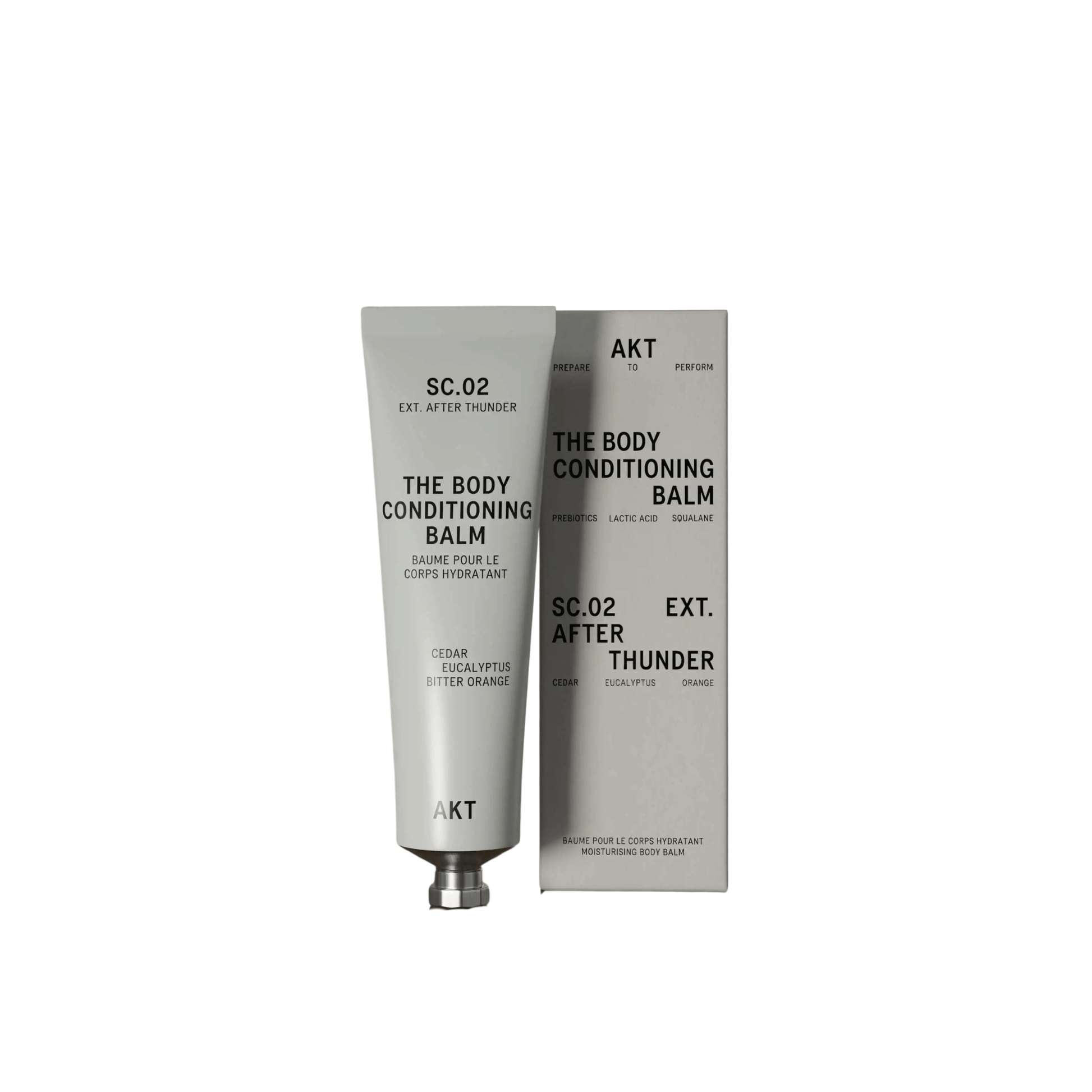 Primary Image of Sc.02 After Thunder Body Conditioning Balm, gray metal lotion tube