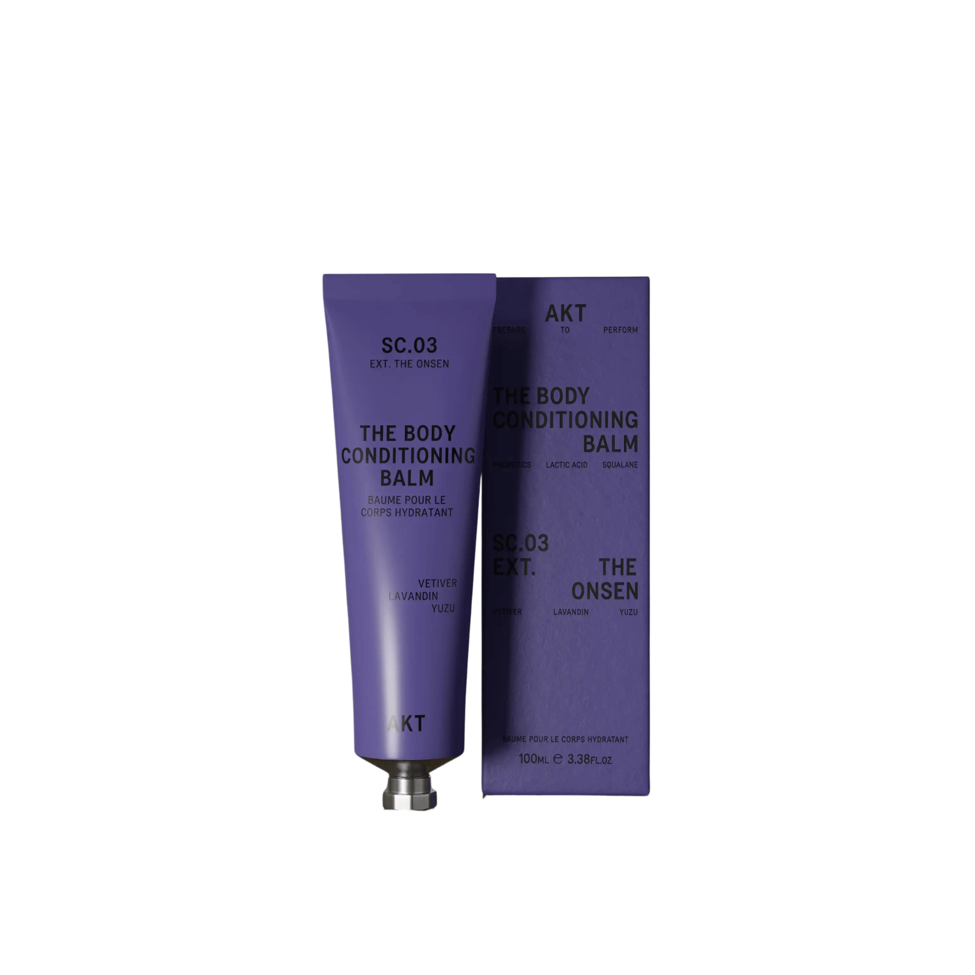 Primary Image of Sc.03 The Onsen Body Conditioning Balm, purple metal lotion tube