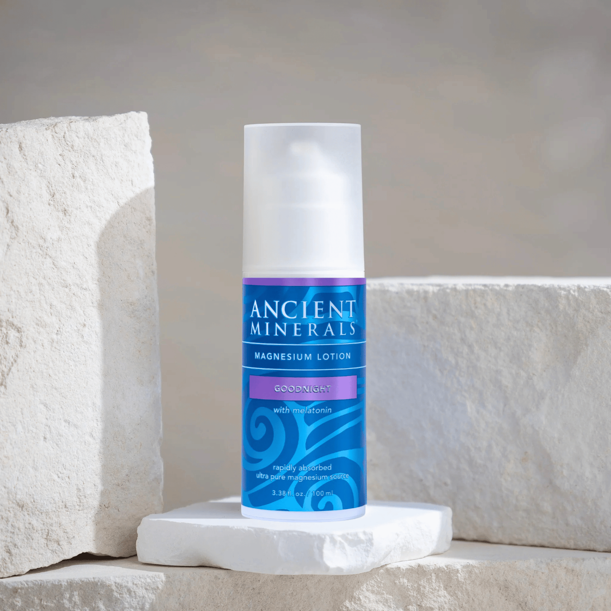 Alternate Image of Goodnight Magnesium Lotion with Melatonin, pump lotion bottle with blue label