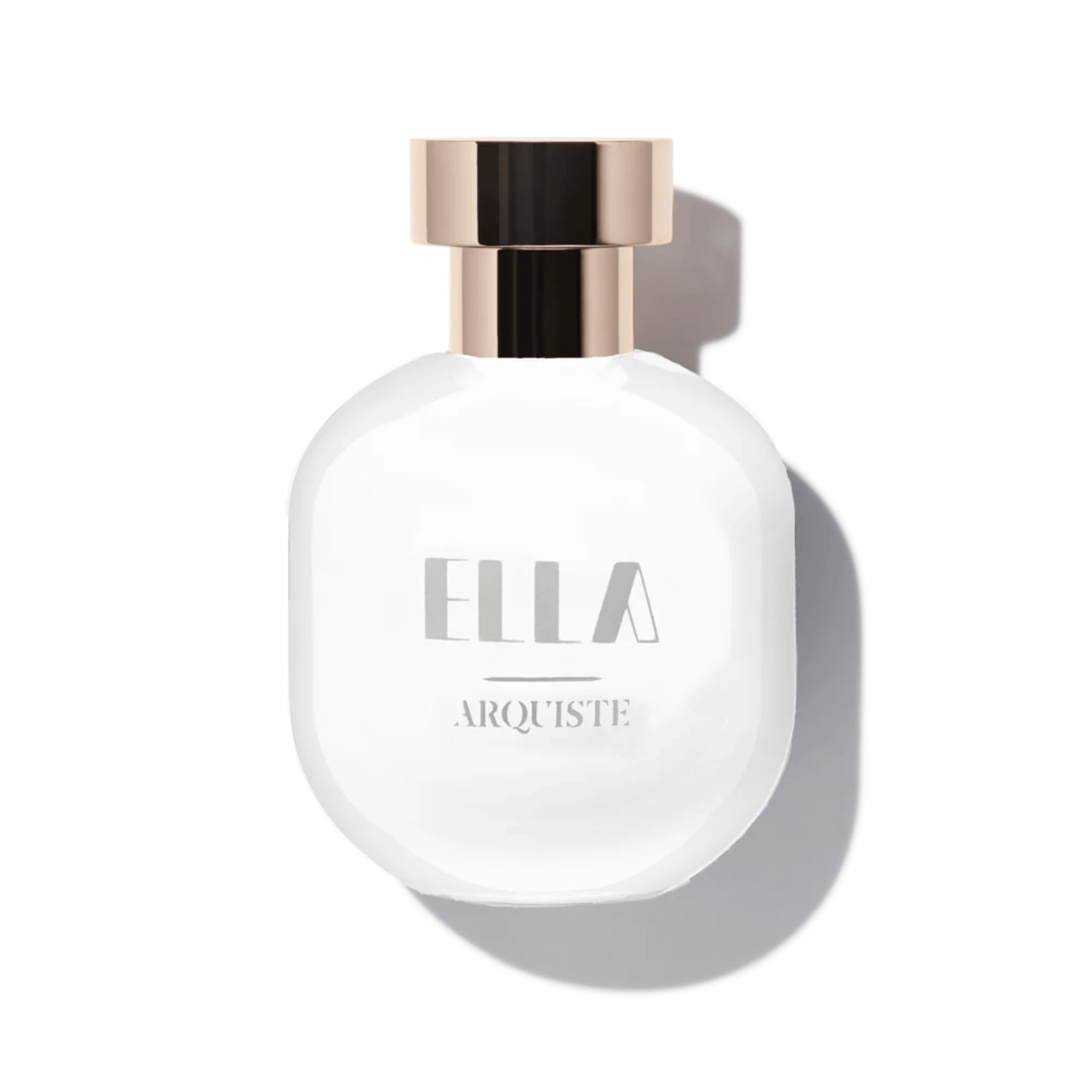 Primary Image of Ella EDP, white perfume bottle with gold cap