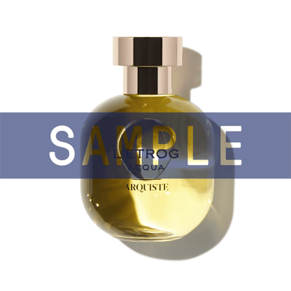 Primary Image of Sample - L'Etrog Acqua EDP, perfume bottle with gold cap with sample written over