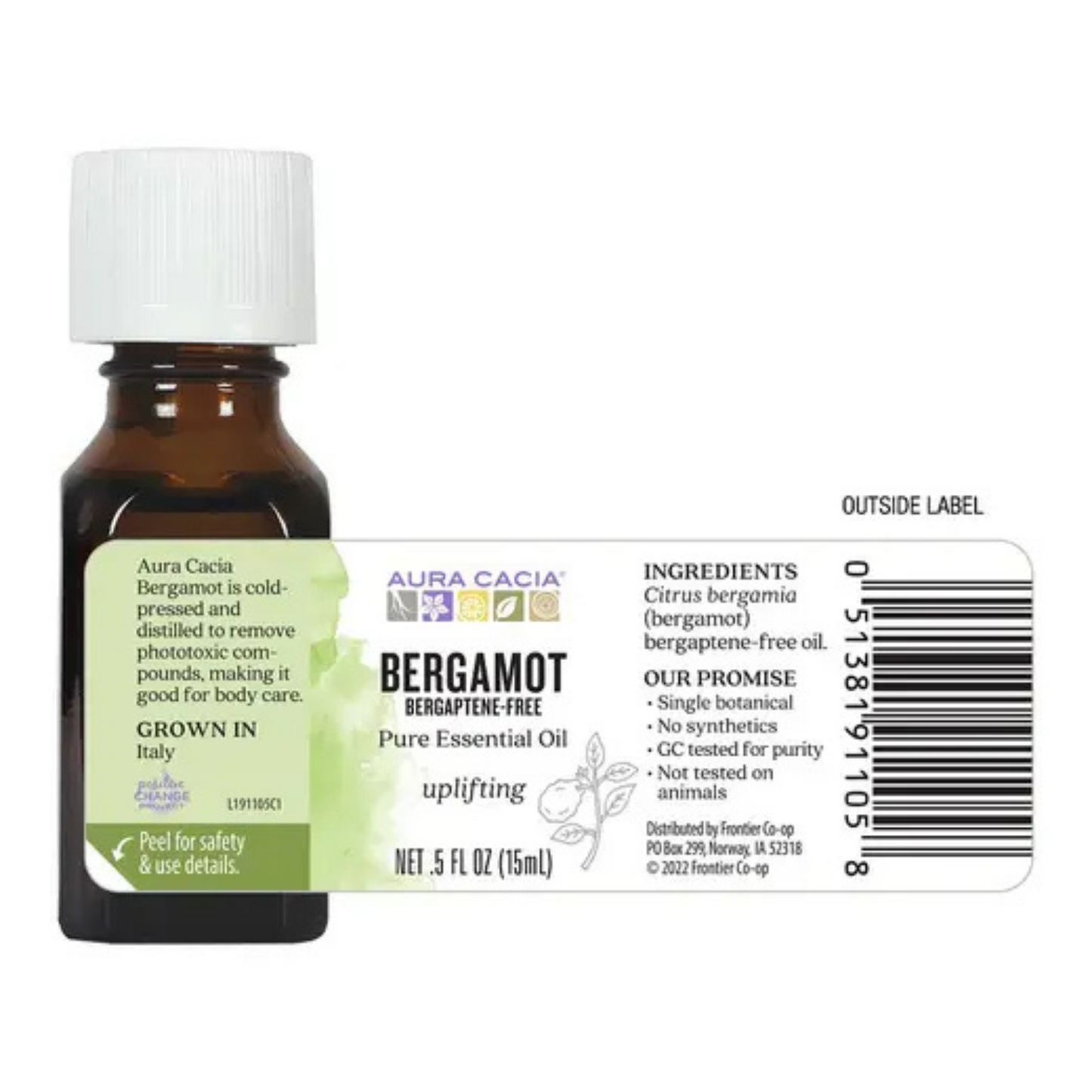 alternate image of aura cacia bergamont essential oil