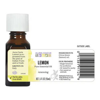 alternate image of aura cacia lemon essential oil