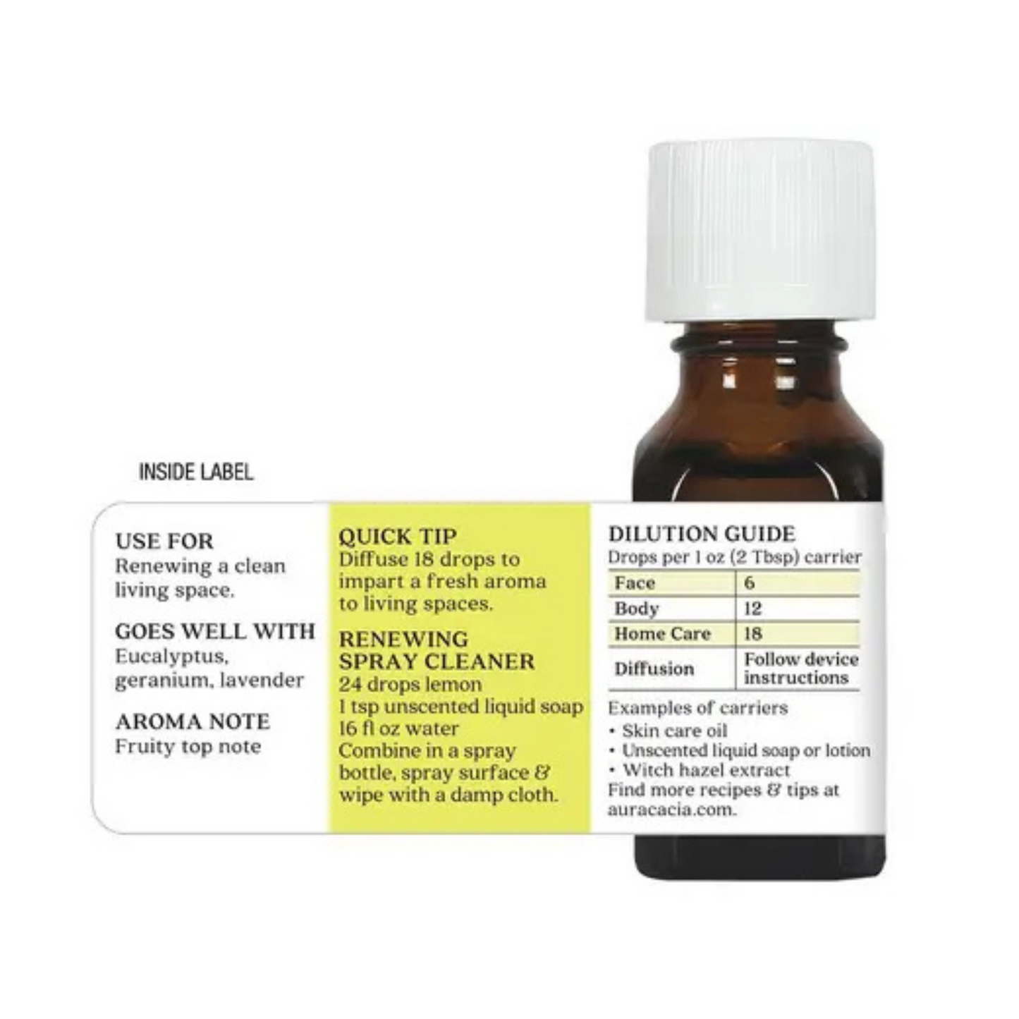 alternate image of aura cacia lemon essential oil
