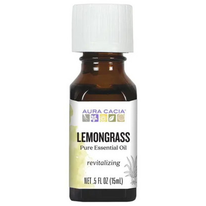 primary image of aura cacia lemongrass essential oil