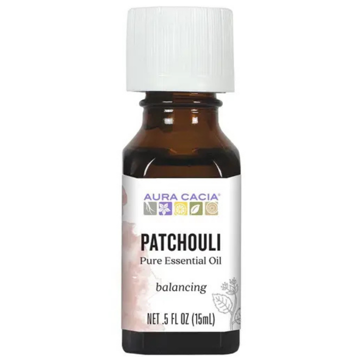 primary image of aura cacia patchouli essential oil 