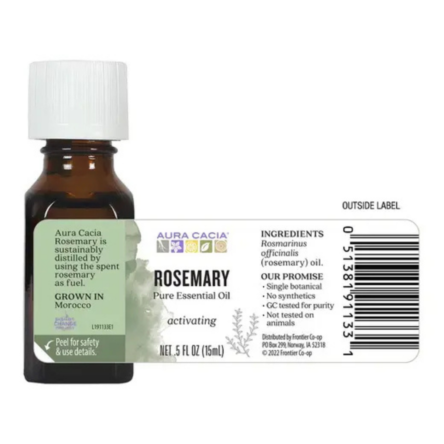 alternate image of aura cacia rosemary essential oil