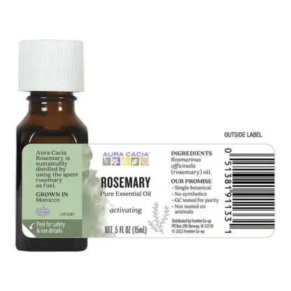 alternate image of aura cacia rosemary essential oil