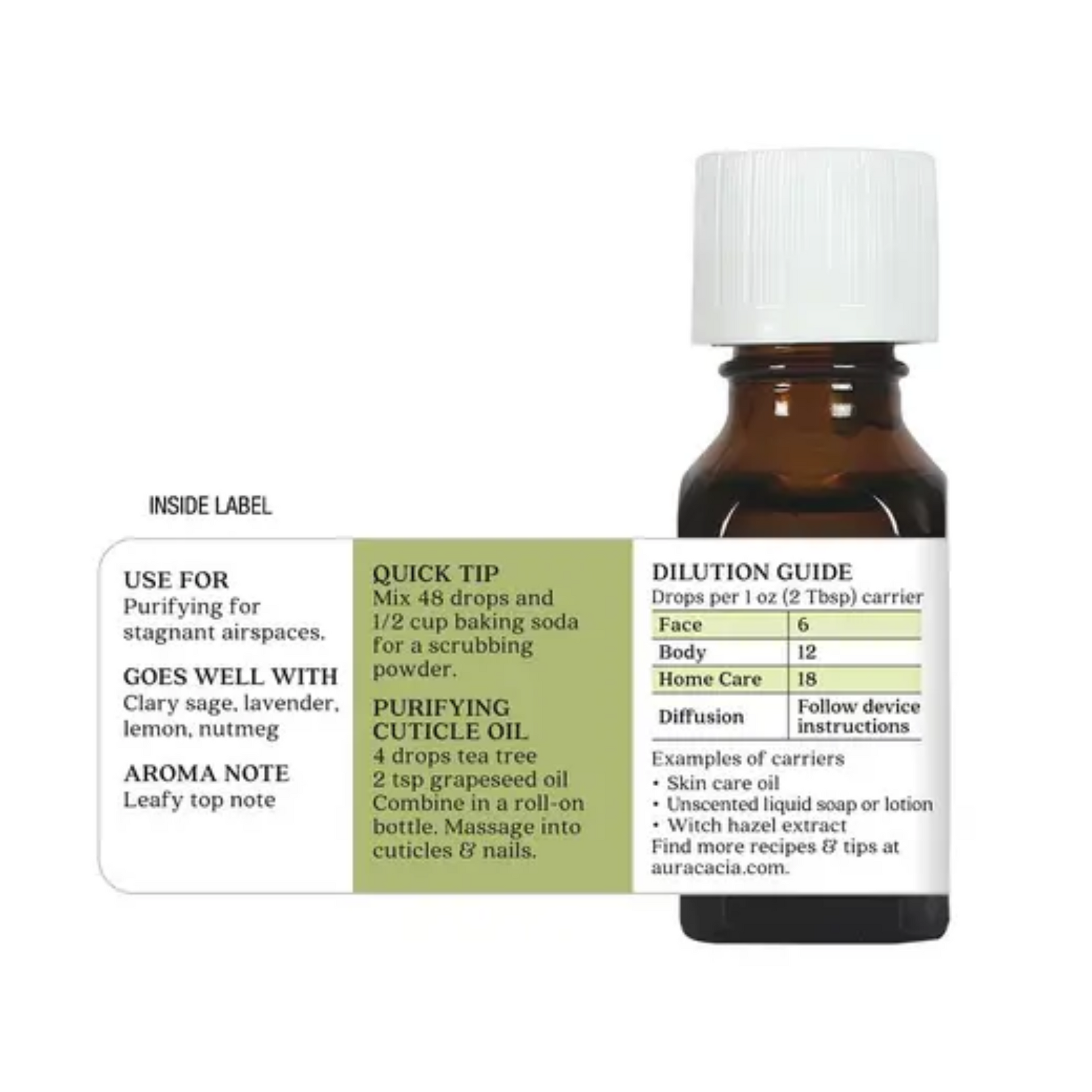 alternative image of aura cacia tea tree oil