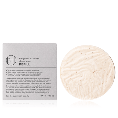 Alternate Image of Bergamot & Amber - Shave Soap Refill
