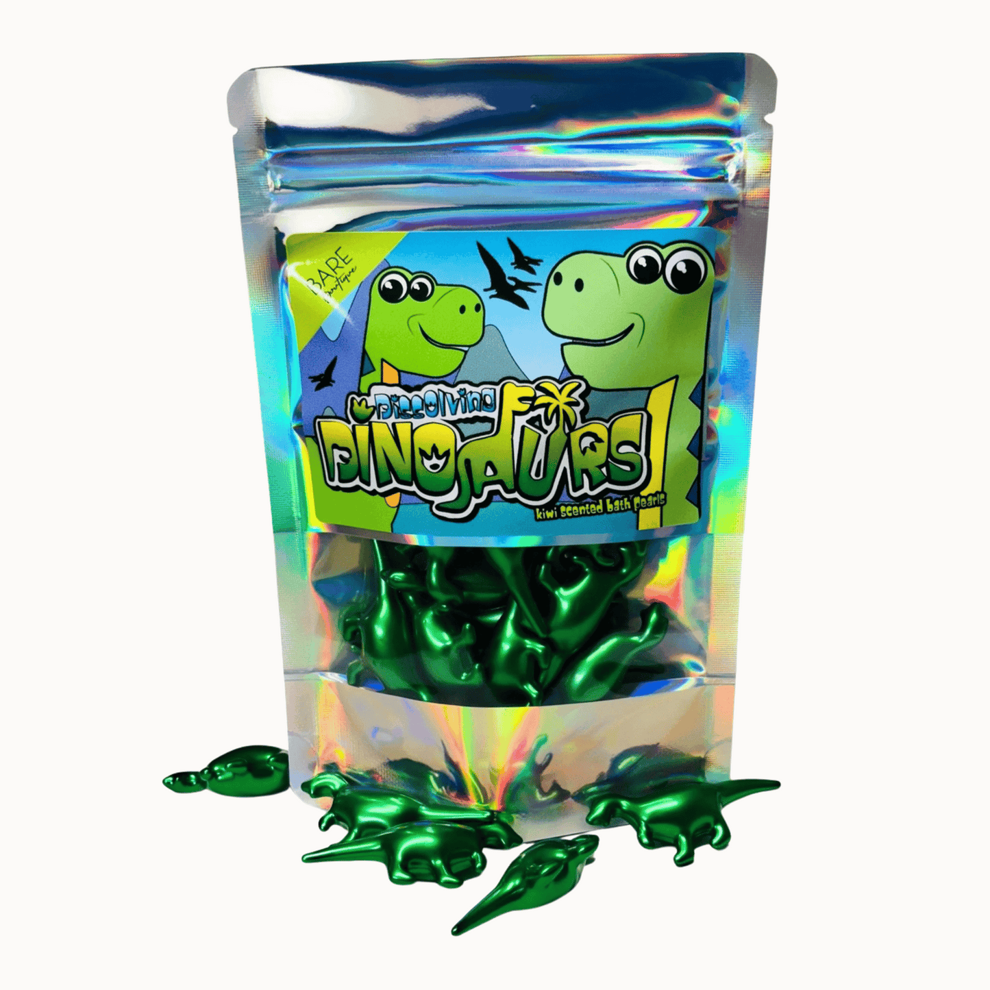 Primary Image of Dissolving Dinosaurs Kiwi Bath Pearls