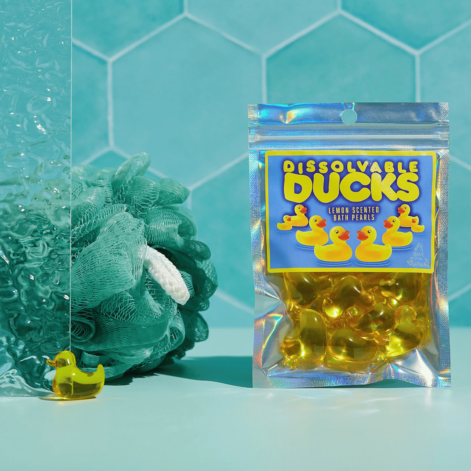 Alternate Image of Dissolvable Ducks Lemon Bath Pearls
