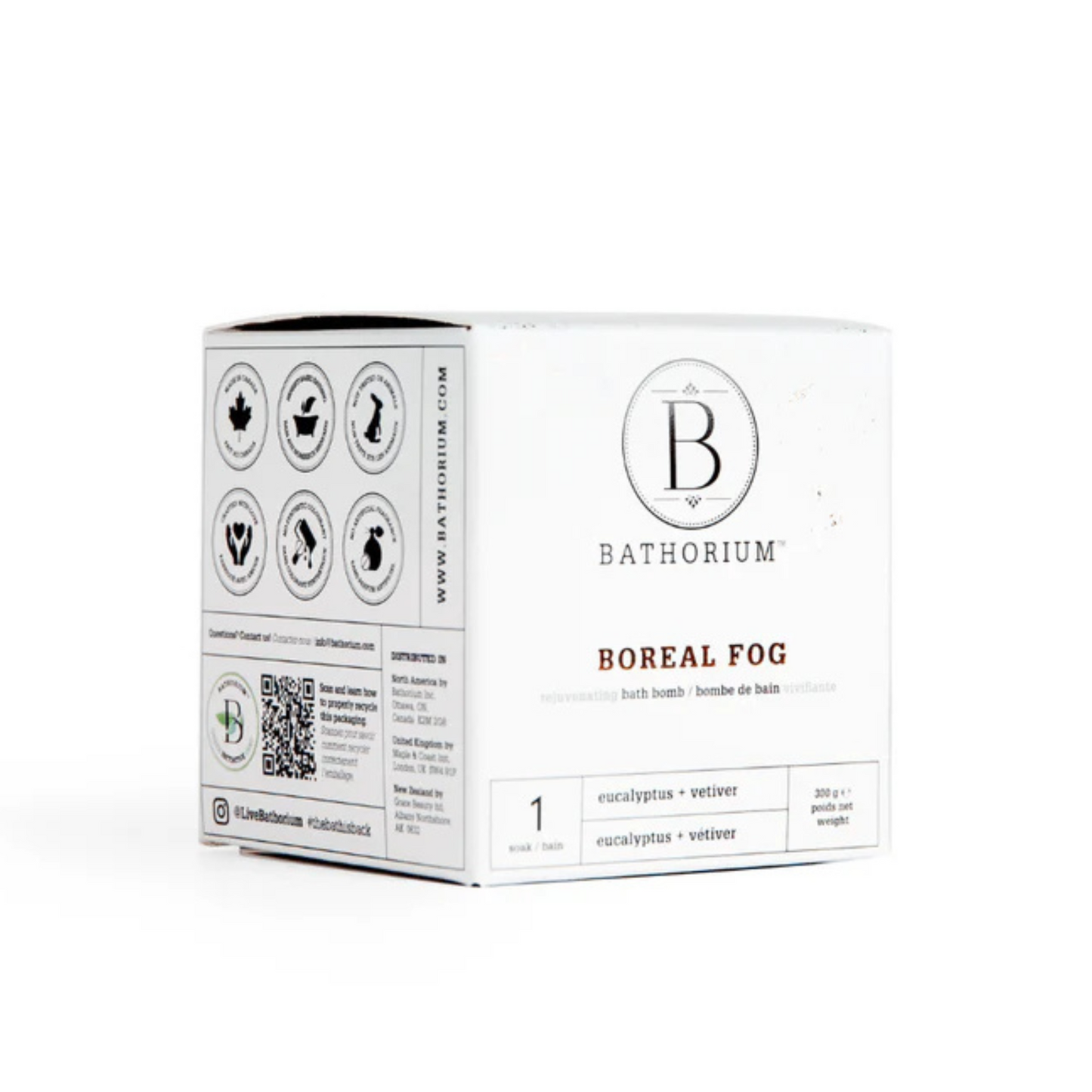 Alternative Packaging Image of Bathorium Boreal Fog Bath Bomb