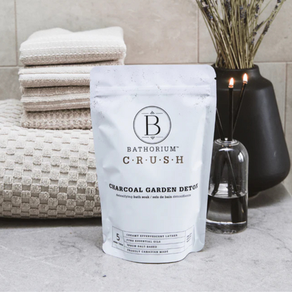 Alternative Lifestyle Image of Bathorium Crush Charcoal Garden Detox Bath Soak