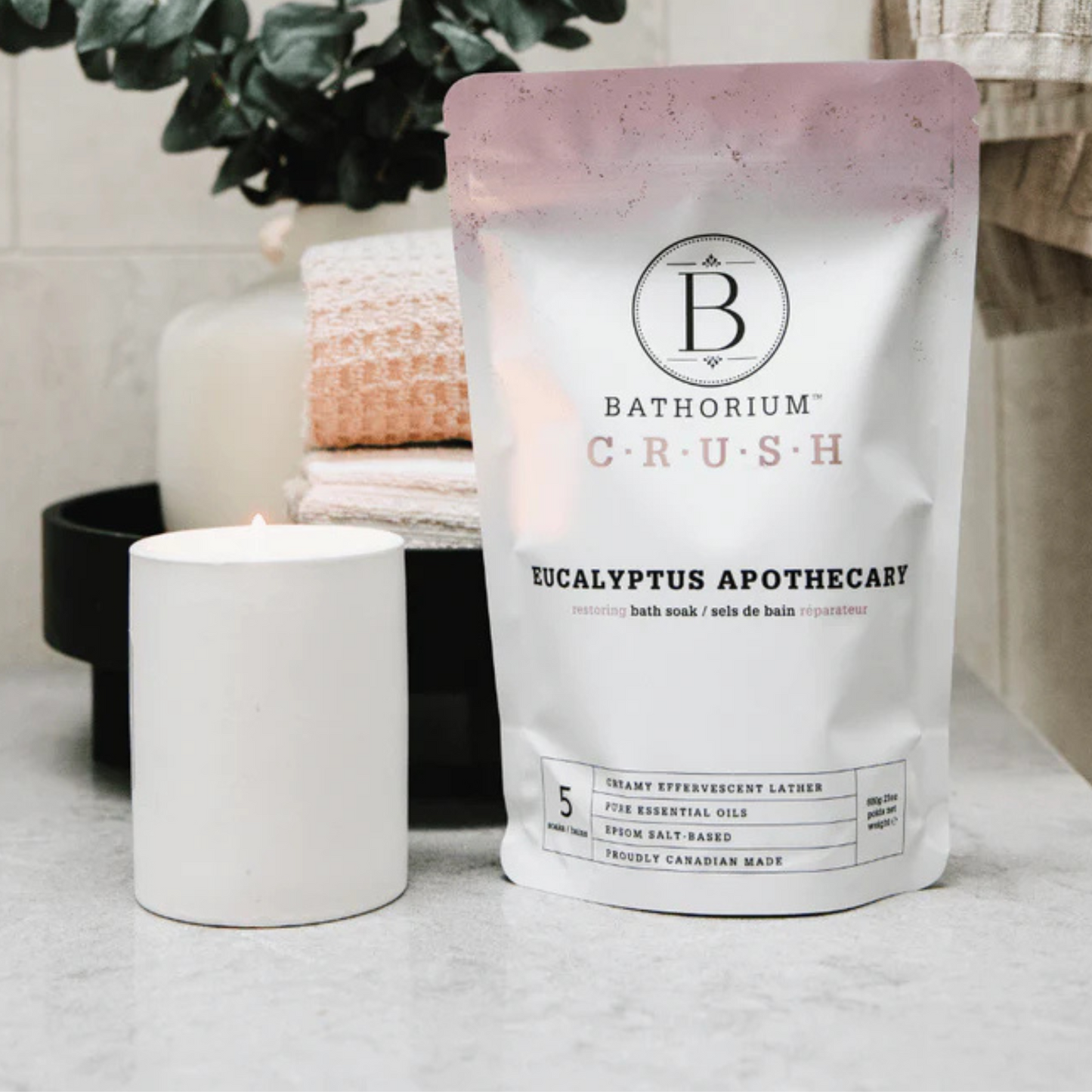 Alternative Lifestyle Image of Bathorium Crush Eucalyptus Apothecary Bath Soak