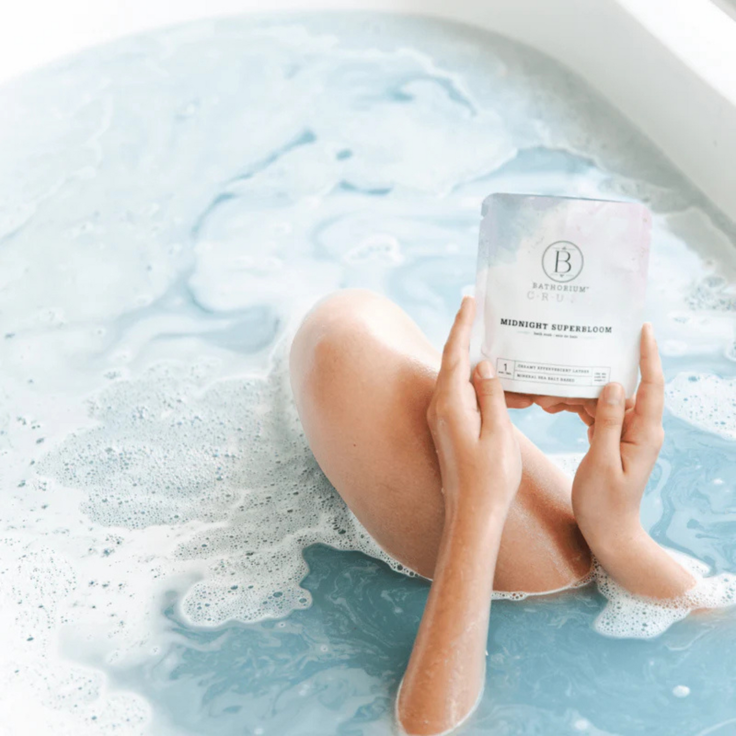 Alternative Lifestyle Image of Bathorium Crush Midnight Superbloom Bath Soak Sml