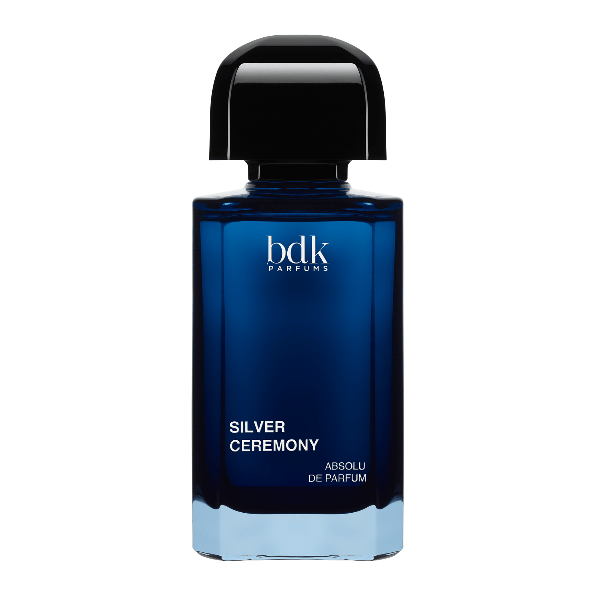 Primary Image of Silver Ceremony ADP, blue square perfume bottle