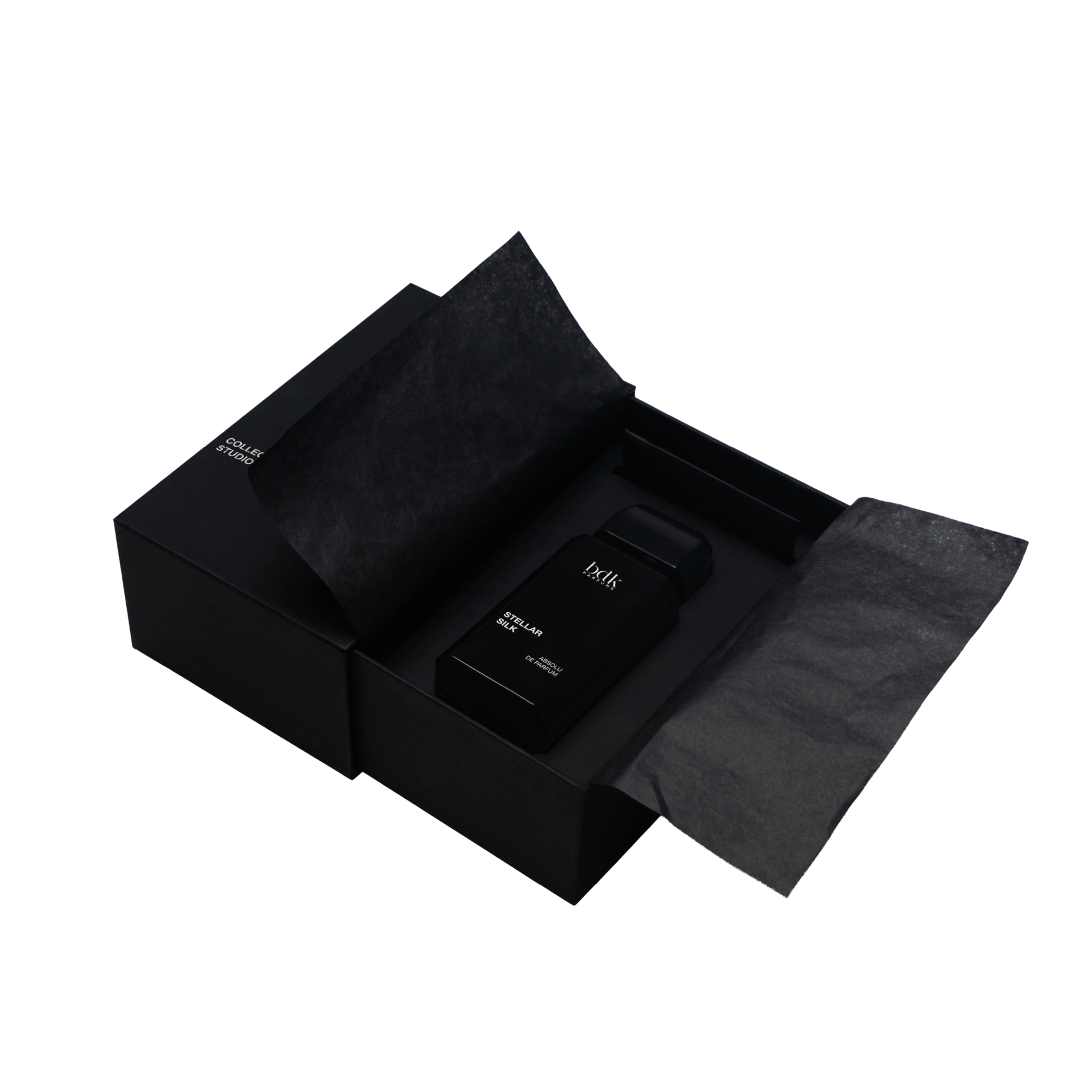 Alternate Image of Stellar Silk ADP, black square perfume bottle in black box