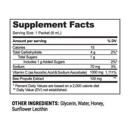 Alternate Image of Propolis + Vitamin C Liposomal Packet