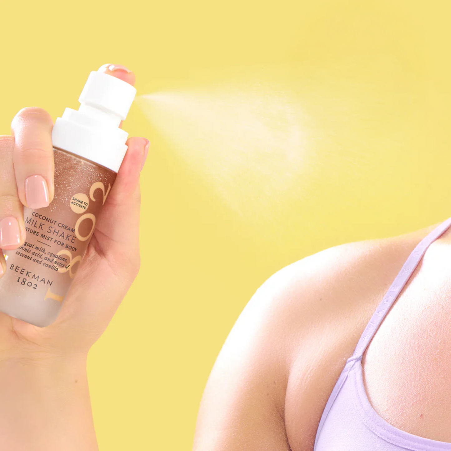 alternate image of beekman coconut cream milk shake body mist