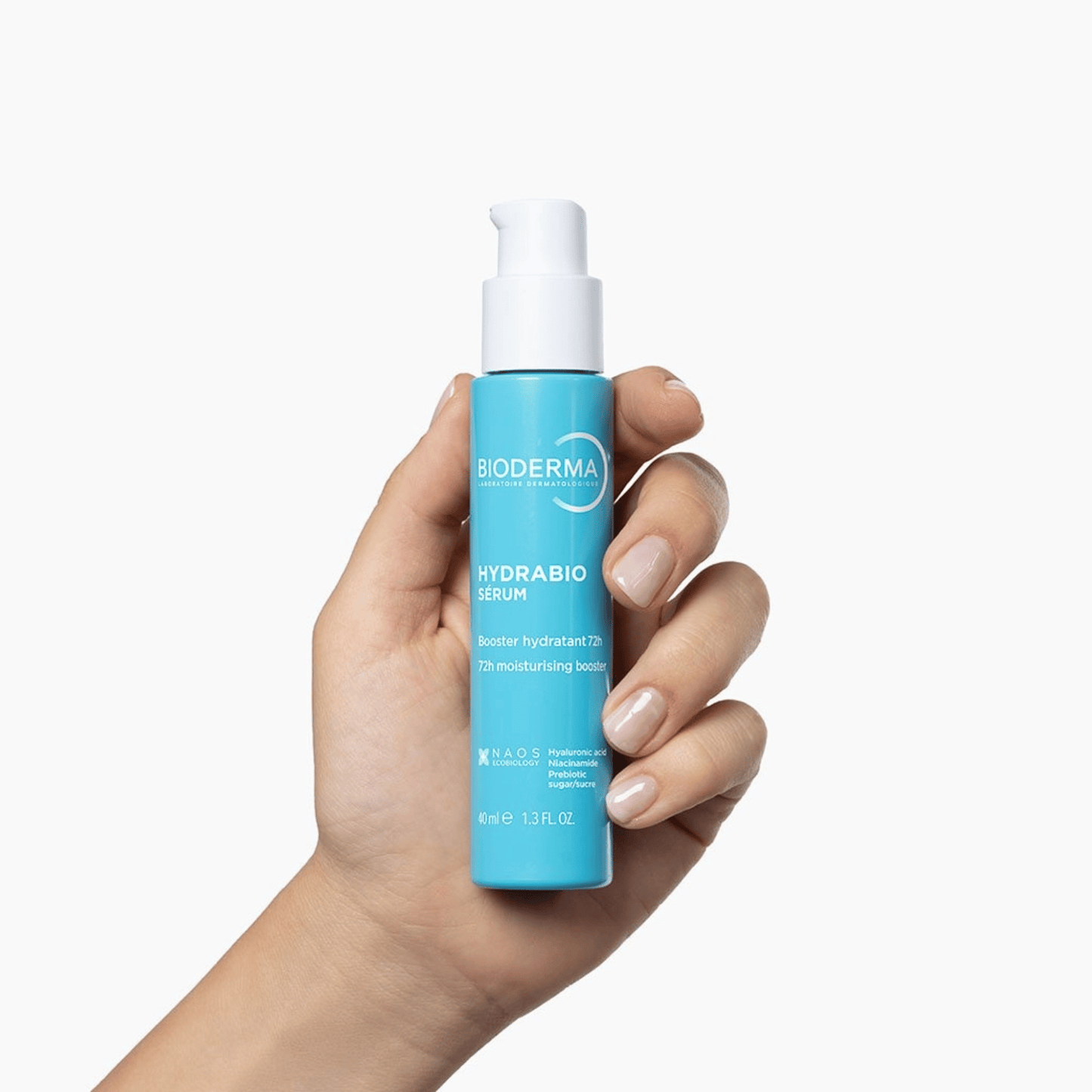 Alternate Image of Hydrabio Serum, blue pump top serum bottle