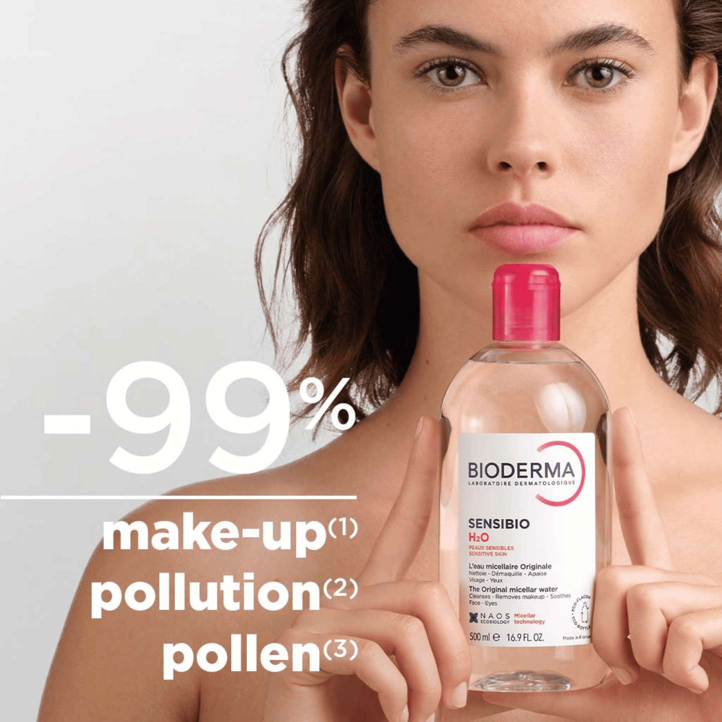 Alternate Image of Sensibio H20 Micellar Water, clear bottle with pink cap