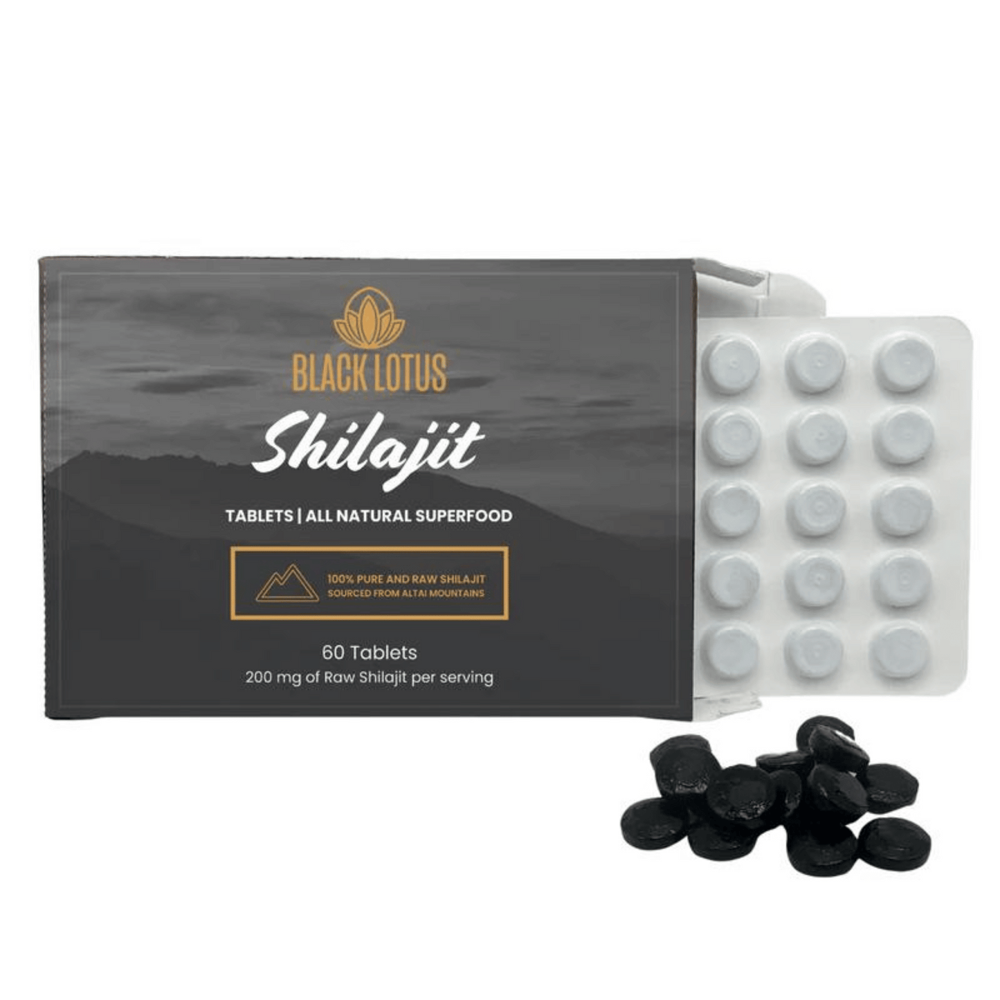 Primary Image of Shilajit 200mg Tablets