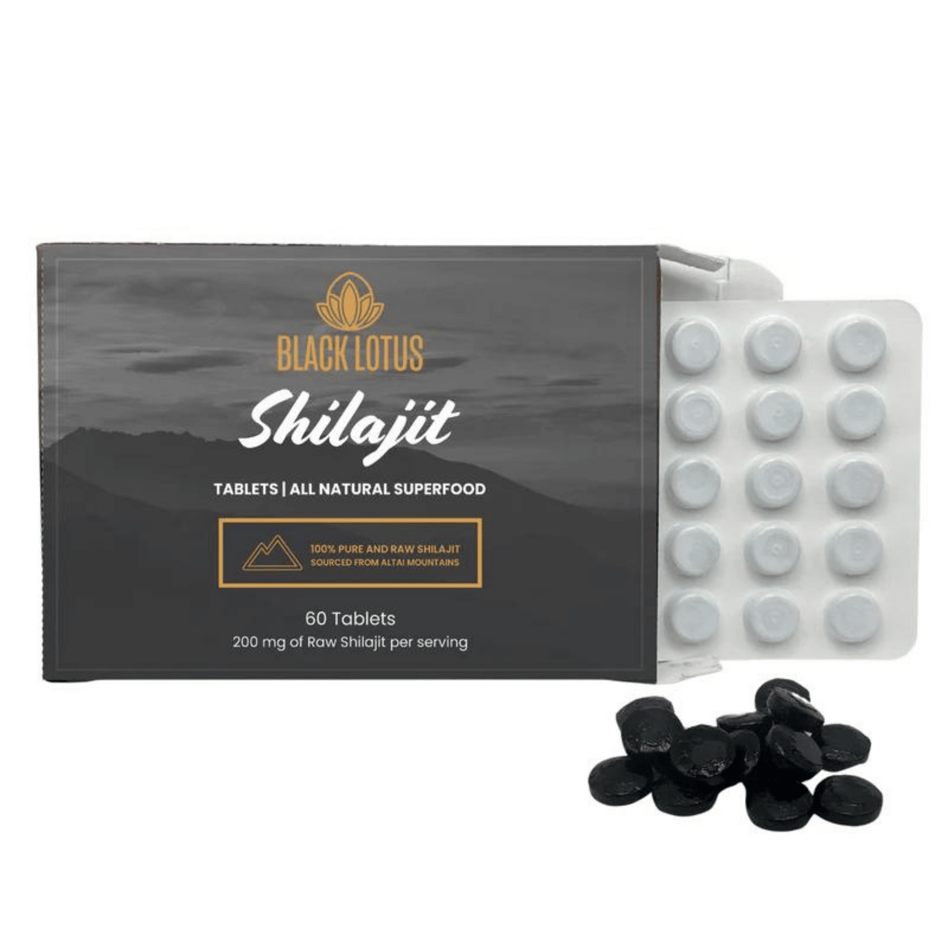 Primary Image of Shilajit 200mg Tablets