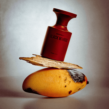 Alternate Image of Black Mango Extrait Extreme, dark red perfume bottle