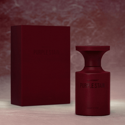 Alternate Image of Purple Stain Extrait Extreme, dark red perfume bottle with box