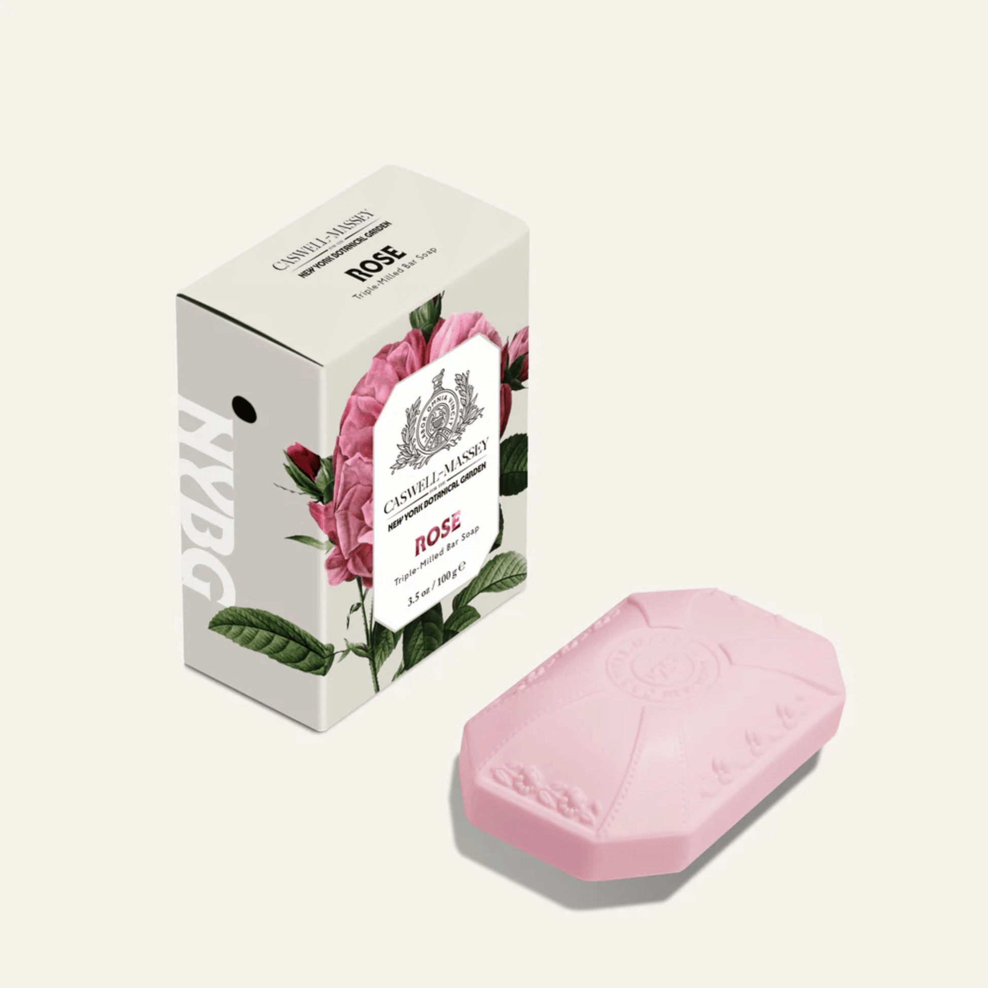 Alternate Image of Rose Bar Soap, pink bar soap and box