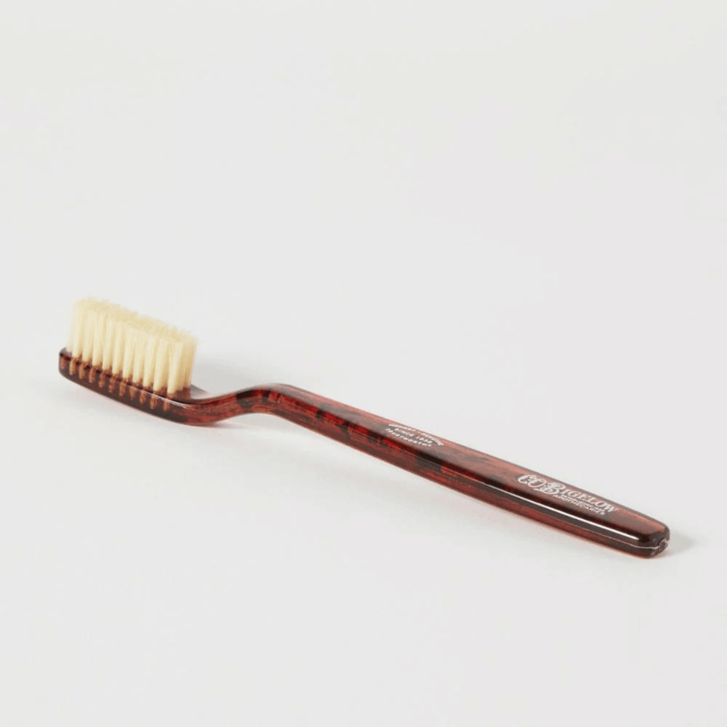 Alternate Image of Natural Bristle Toothbrush - Soft Tortoise, tortoise color handle toothbrush