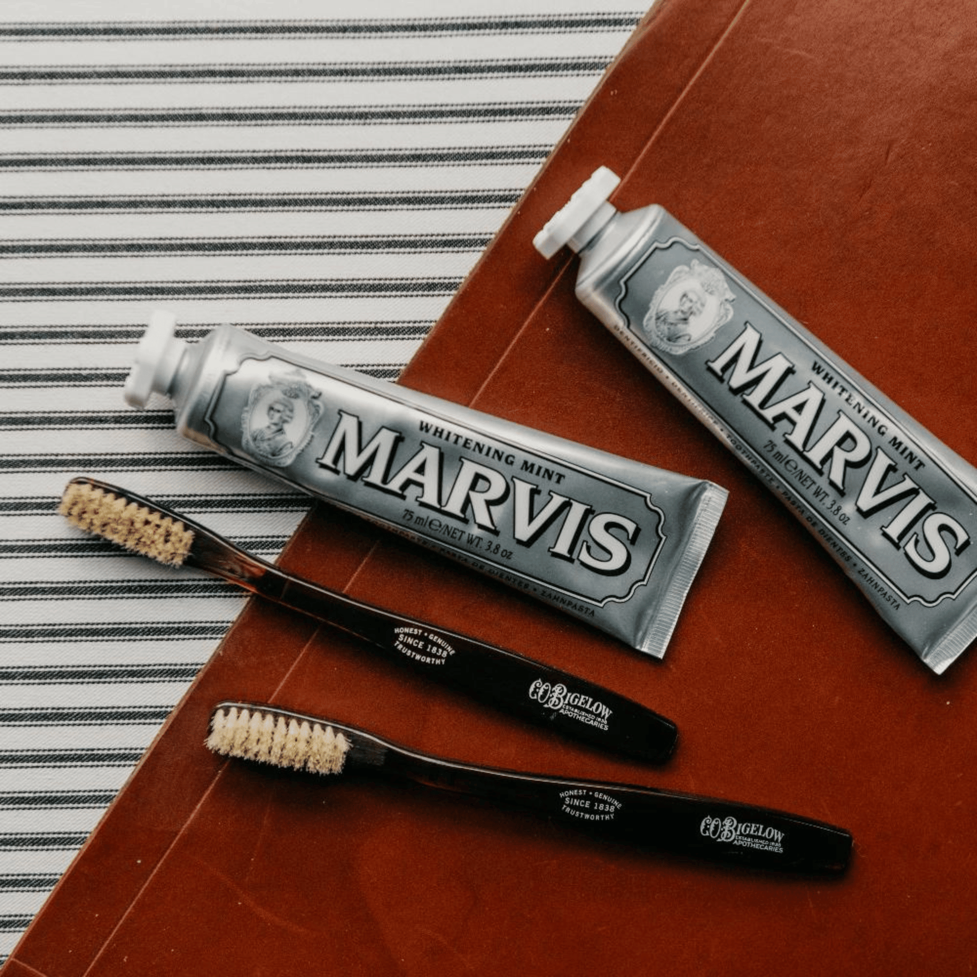 Alternate Image of Natural Bristle Toothbrush - Soft Tortoise, tortoise color handle toothbrush