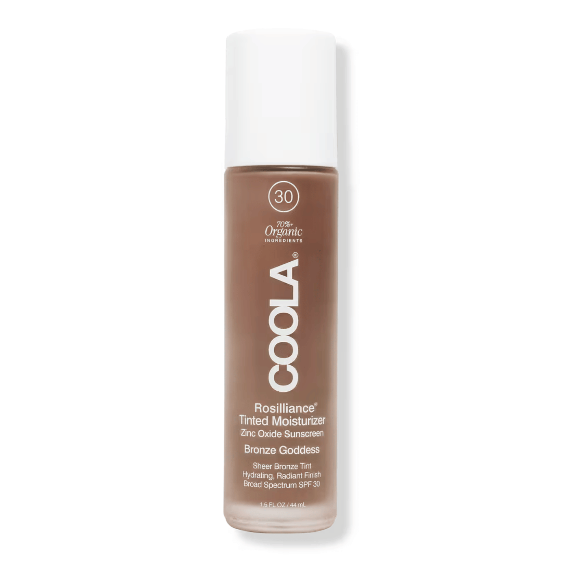 Primary Image of Rosilliance Mineral Tinted Moisturizer SPF 30 Bronze Goddess, makeup bottle with white cap