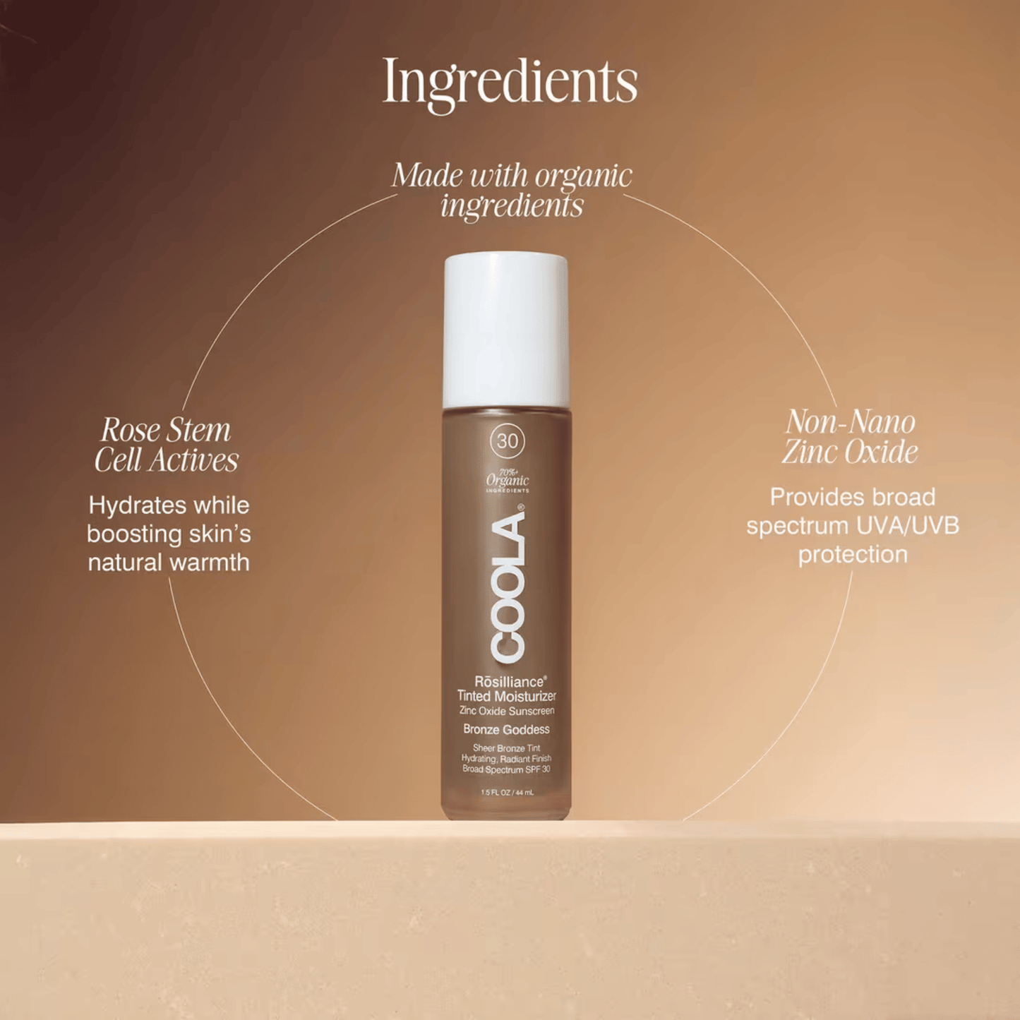 Alternate Image of Rosilliance Mineral Tinted Moisturizer SPF 30 Bronze Goddess, makeup bottle with white cap