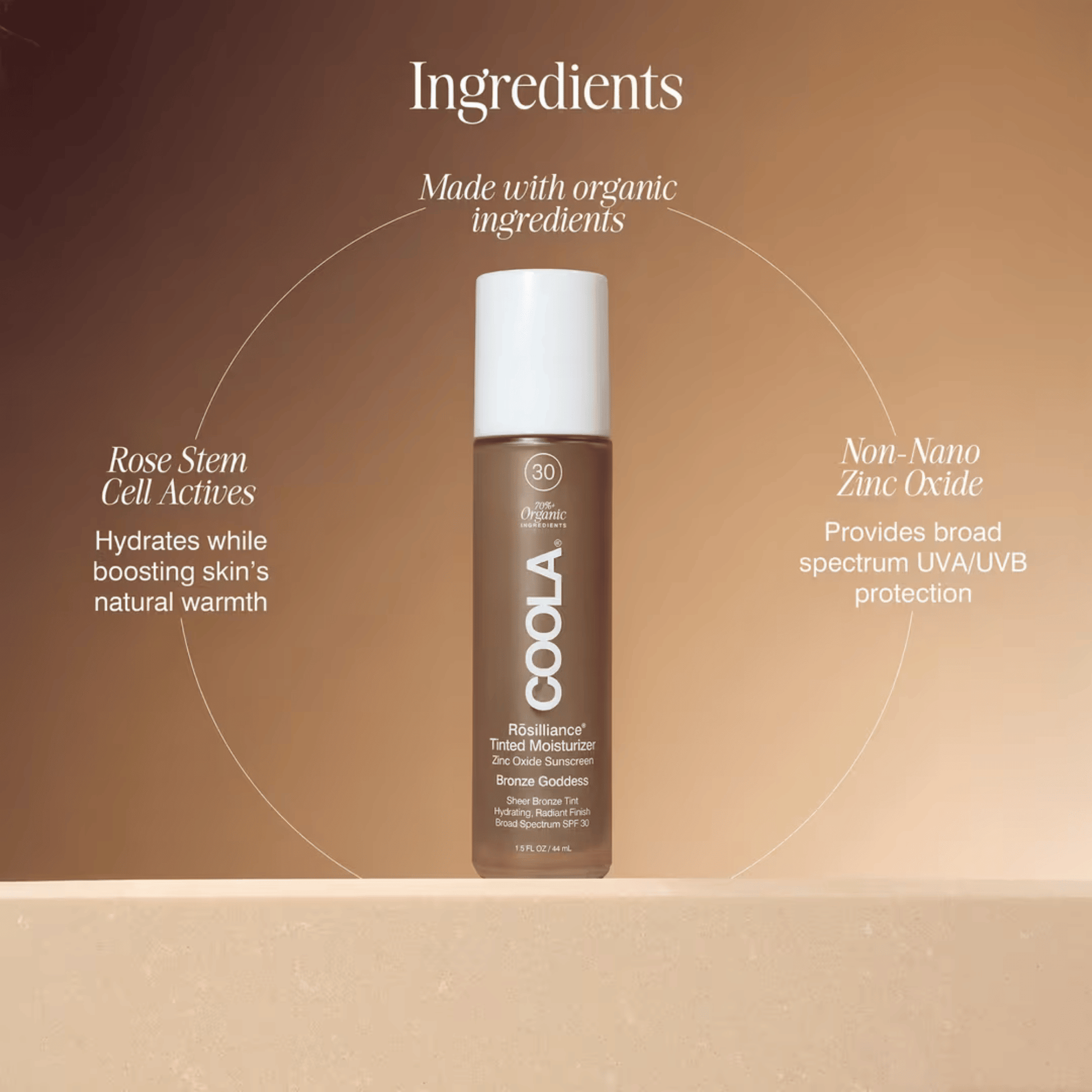 Alternate Image of Rosilliance Mineral Tinted Moisturizer SPF 30 Bronze Goddess, makeup bottle with white cap