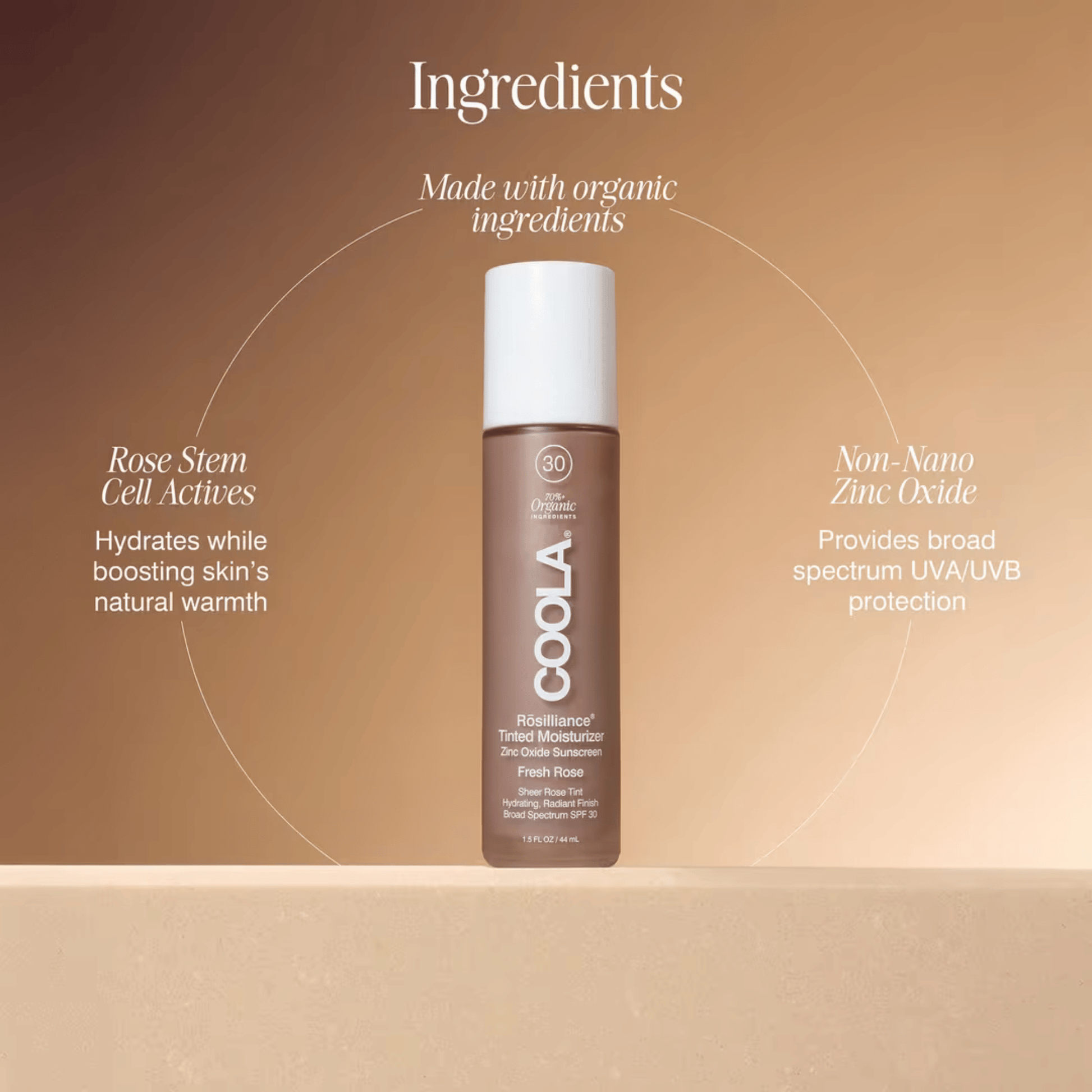 Alternate  Image of Rosilliance Mineral Tinted Moisturizer SPF 30 Fresh Rose, makeup bottle with white cap