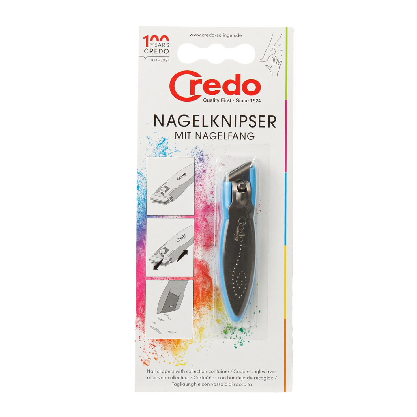 primary image of credo blue toenail clipper