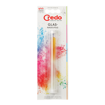 primary image of credo orange glass nail file