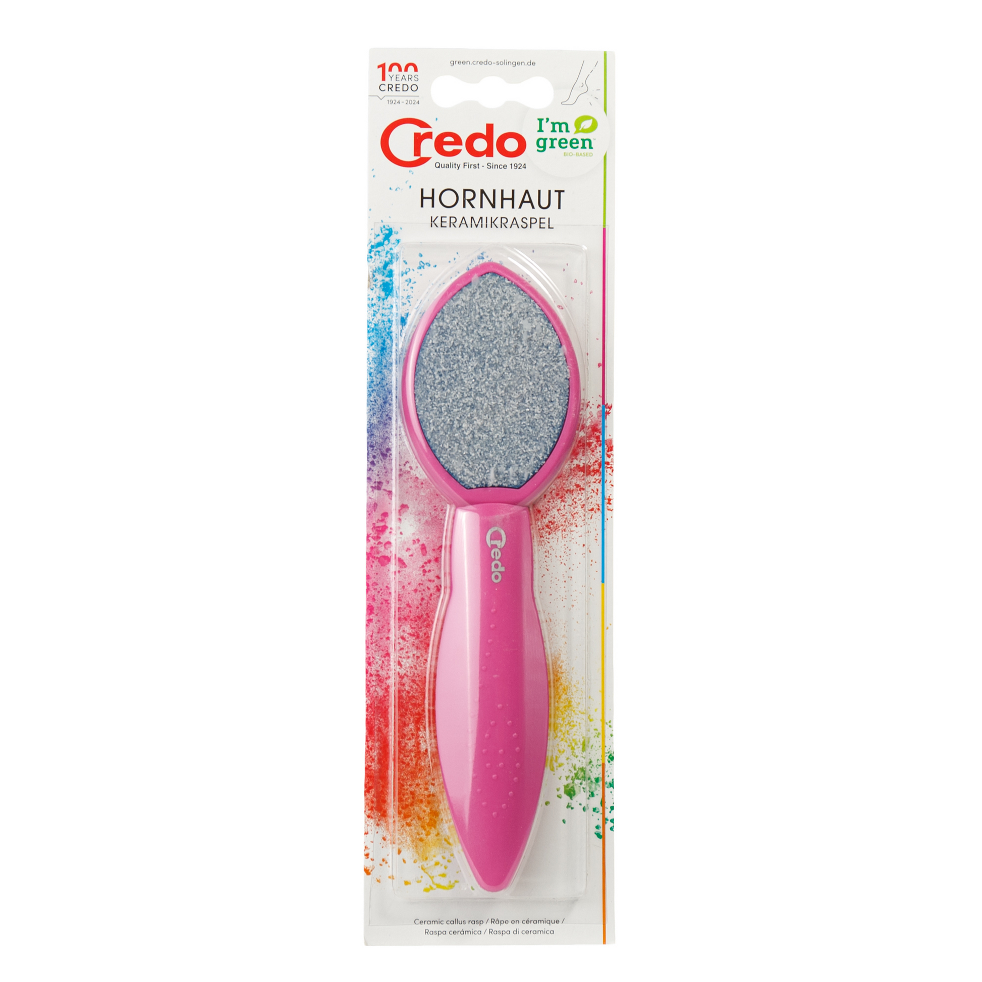 primary image of credo pink pop art callus rasp