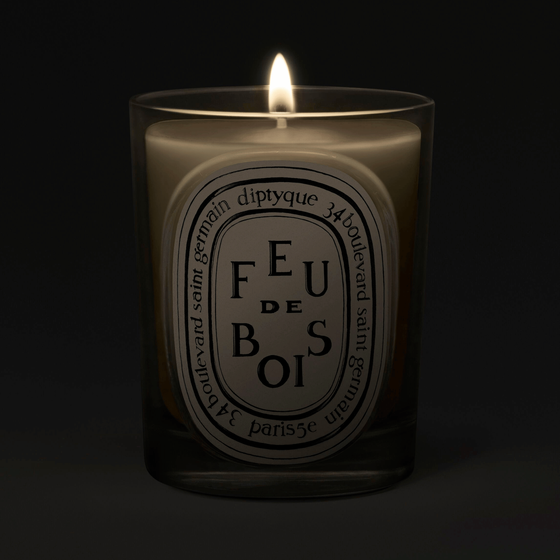 Alternate Image of Figuier (Fig Tree) Classic Candle, clear glass candle