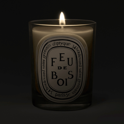 Alternate Image of Figuier (Fig Tree) Classic Candle, clear glass candle