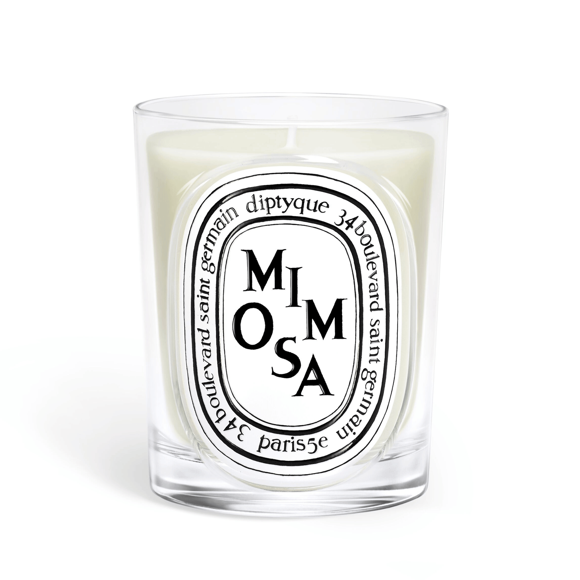 Primary Image of Mimosa Classic Candle, clear glass candle