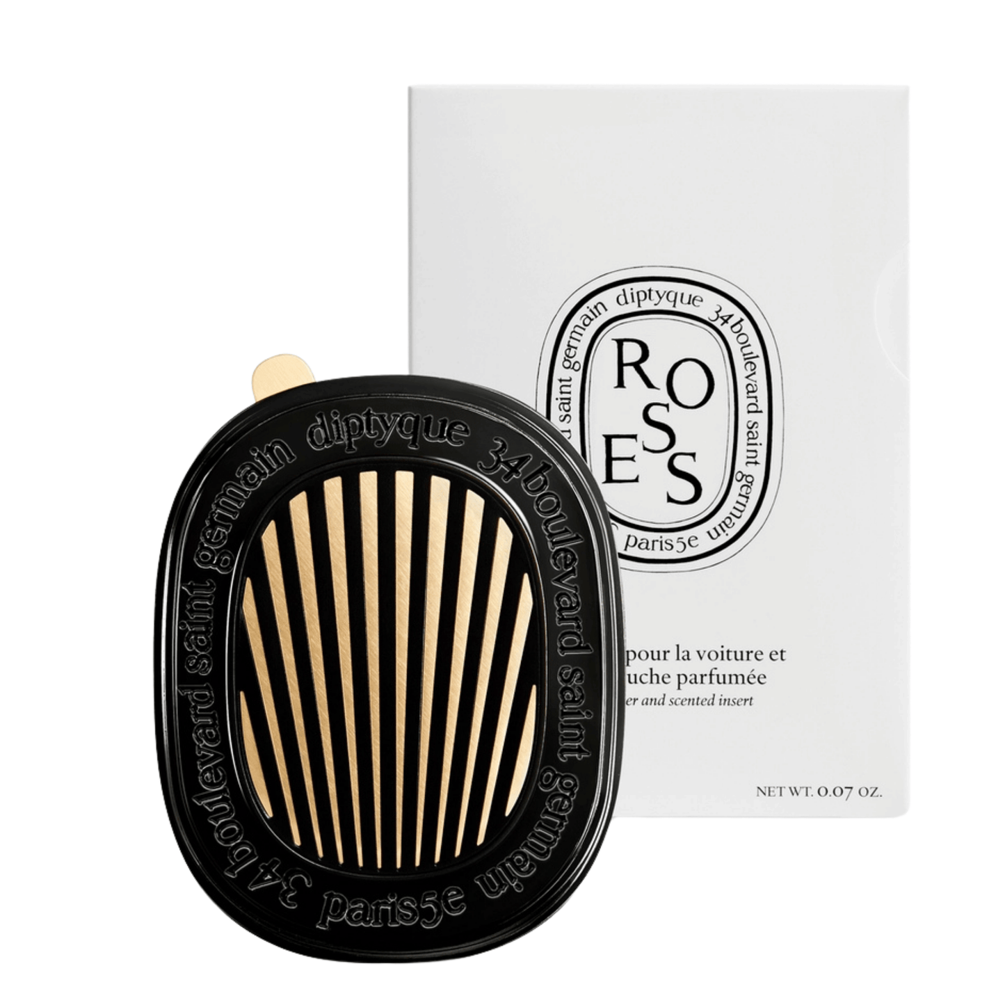Primary image of Diptyque Paris Roses car diffuser and scented insert 