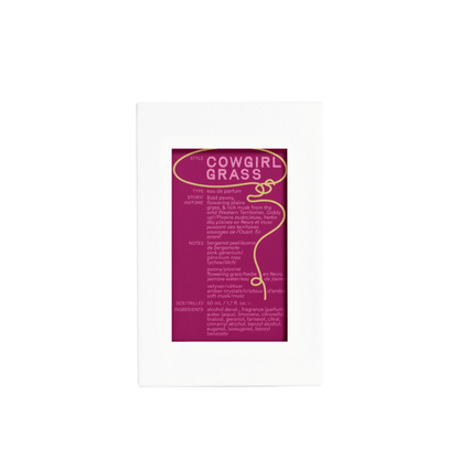 Alternate Image of Cowgirl Grass EDP, perfume bottle box with pink label