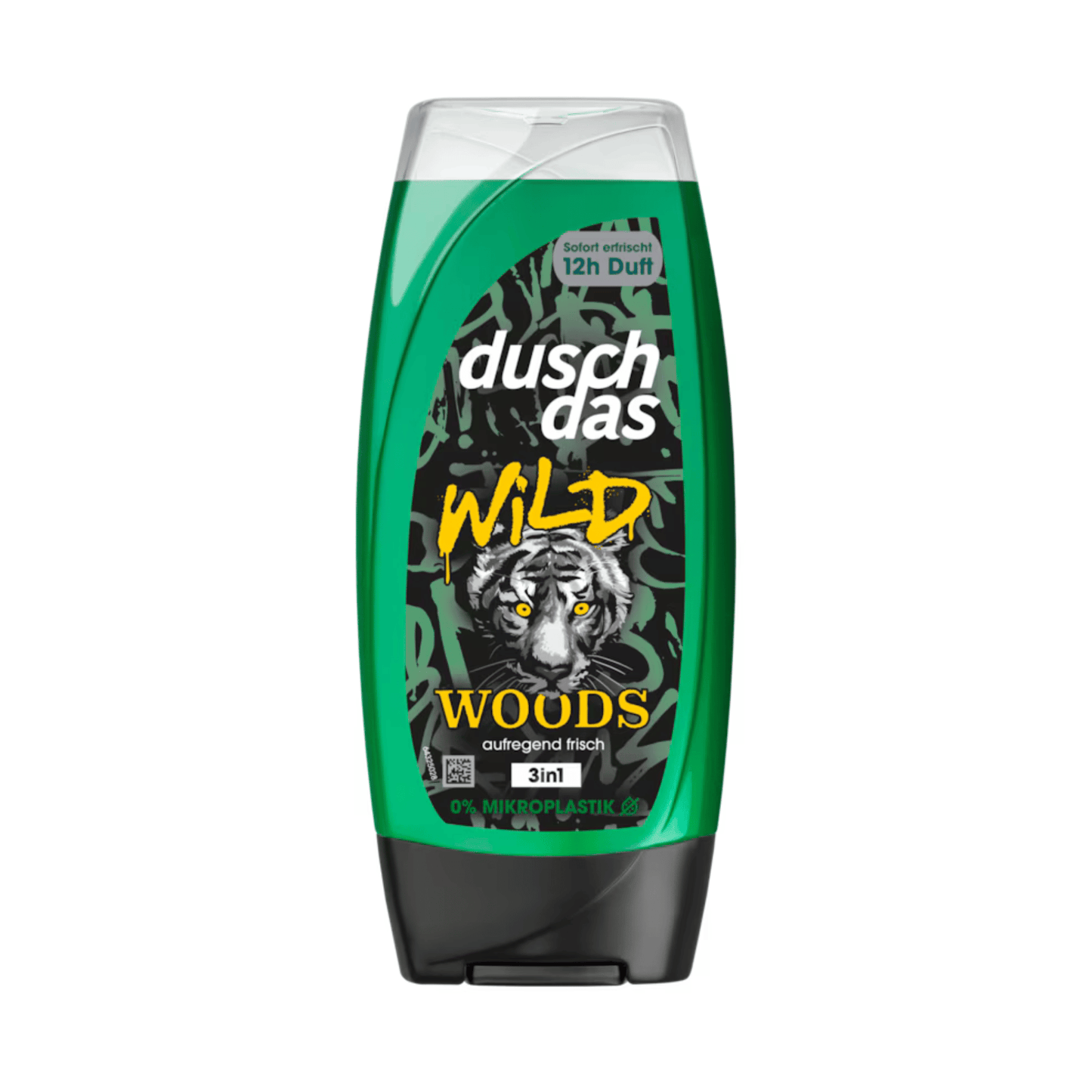 Primary Image of for Men Wild Woods Shower Gel, clear bottle with green shower gel